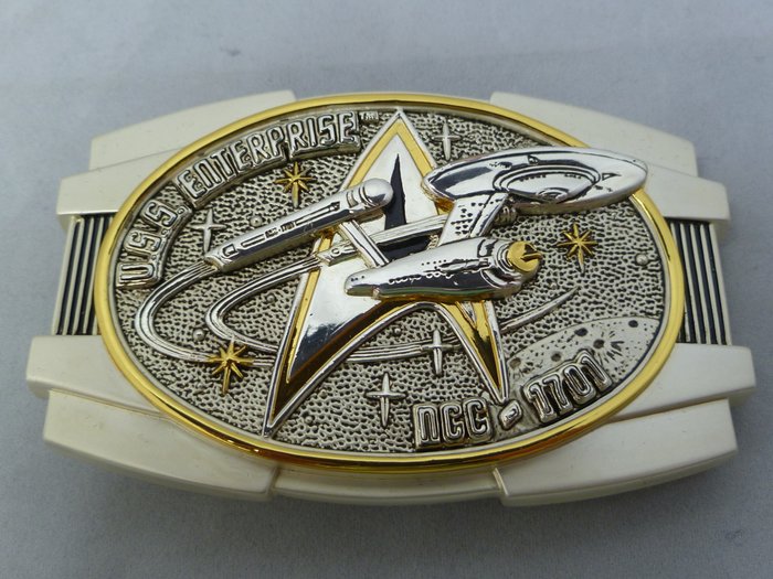 Star Trek - The Franklin Mint - Collector Belt Buckle with COA