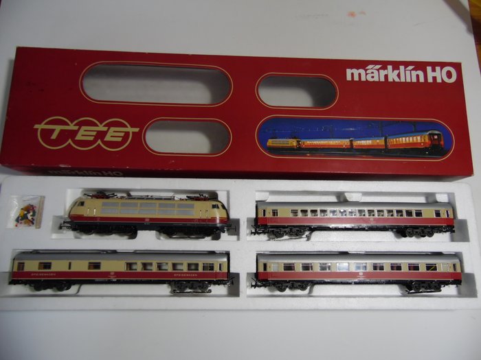 Märklin H0 - 2852 - TEE-set with e-loc BR 103 with 3 carriages of DB