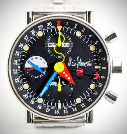 Alain Silberstein – Chronograph / Mondphase – Armbanduhr 