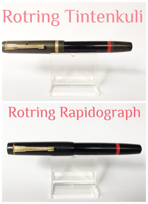 Rotring Tintenkuli Stylograph pen and Rotring Rapiodograph 0.4