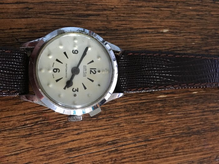 Arsa - orologio per non vedenti - orologio da polso da uomo degli anni '80, di fabbricazione svizzera