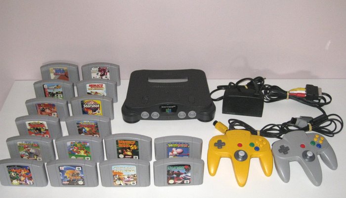 Nintendo 64 Console with 2 games