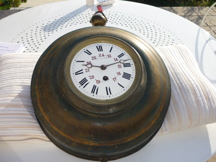 Reiseuhr von Paul Garnier, Uhrmacher und Mechaniker der Marine und der französischen Eisenbahn – 1801-1870. 
