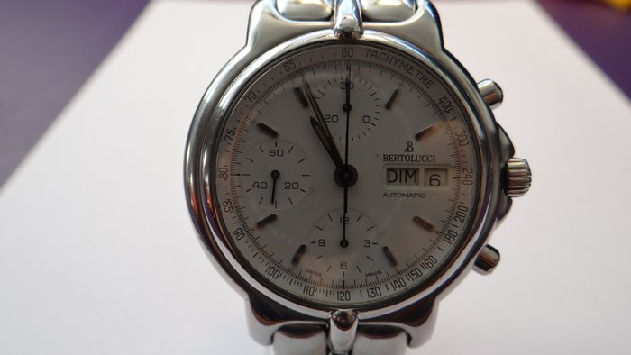 Bertolucci Pulchra chronograph men's watch from 1991