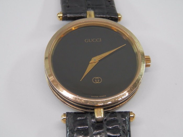 Gucci l. Reloj de etiqueta para caballero. De alrededor de las décadas de 1980-90.