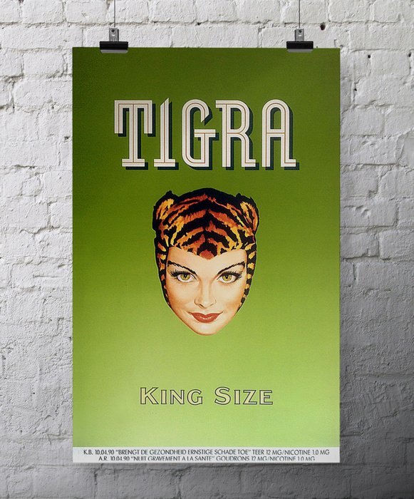 XL Poster - Tigra - Ende der 80er, Anfang der 90er Jahre
