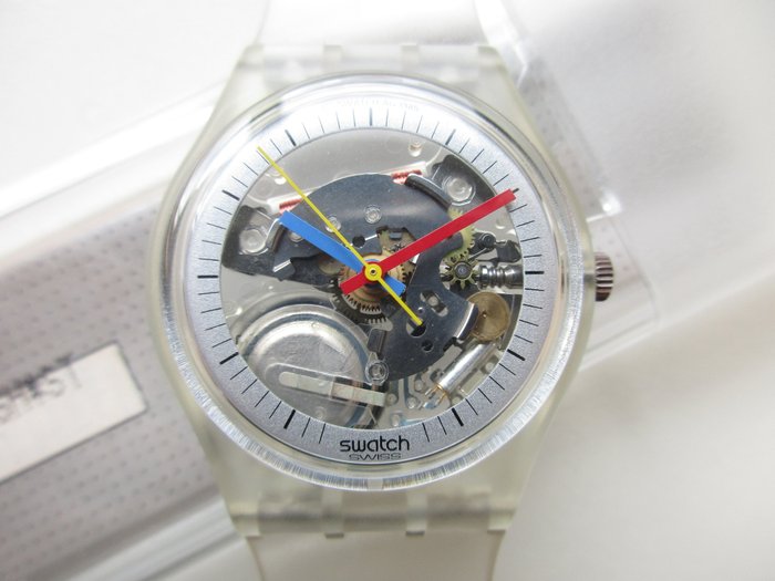 Swatch - Model GK100 "Jelly Fish" Vintage unisex wristwatch - 1985 - Never worn 