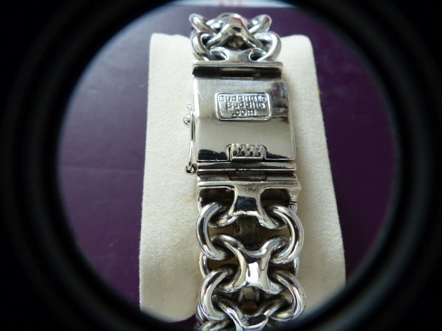 Buddha to Buddha armband van 925 zilver.  Joost - XL Groot.