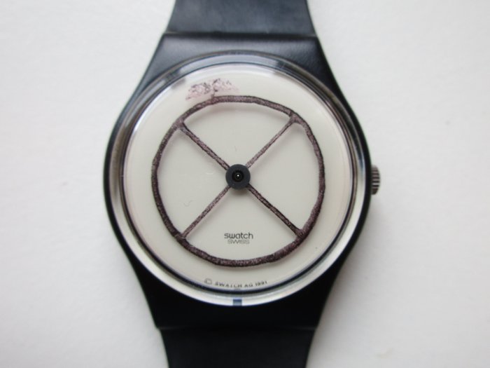 Reloj de pulsera Swatch especial modelo GZ120 "Animal Wheel", 1991, a estrenar