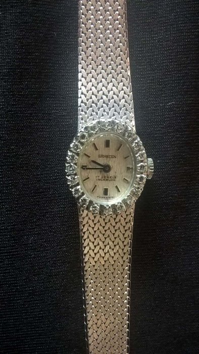 Ermaten – Damen-Armbanduhr mit Diamant