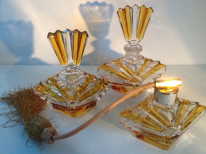 Echt Bleikristall Gepresst -vanity dressing table set