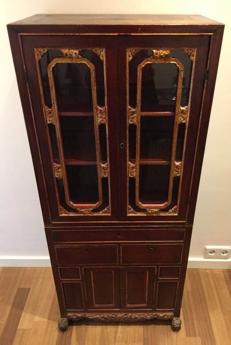 Chinese Wooden Cabinet China Approx 1900 Catawiki