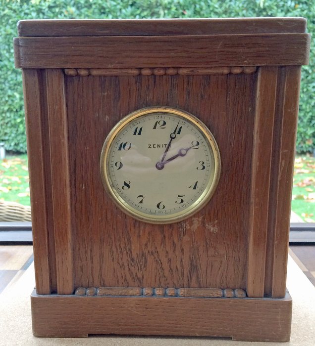 Dutch savings clock / insurance clock - Zenith brand - approx. 1950