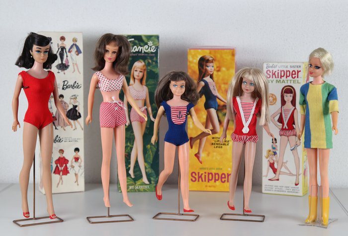 Vintage-Barbie-Puppen ursprüngliches Mattel 60er


