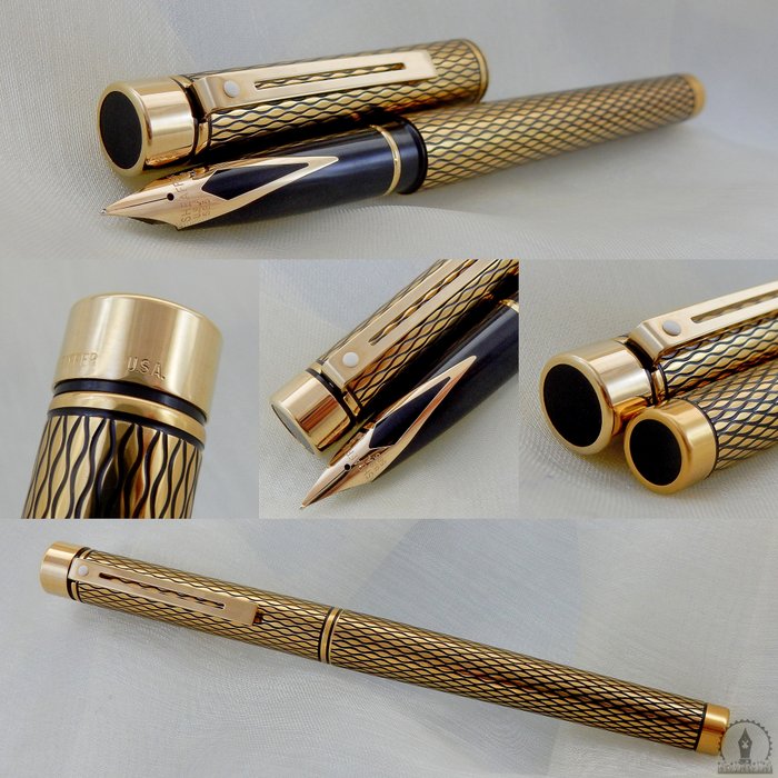 Sheaffer Targa 683 Medici Diamond Fountain Pen - 14K Fine Nib | New Old Stock / Mint condition