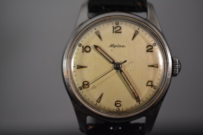 Alpina vintage herenhorloge uit de jaren 1950