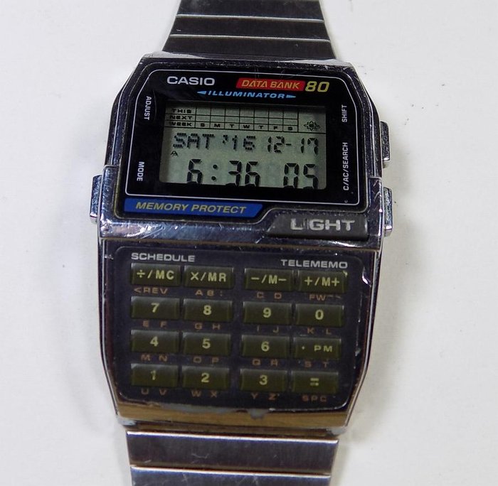 Reloj de pulsera para hombre vintage, de Casio Illuminator DBC-810