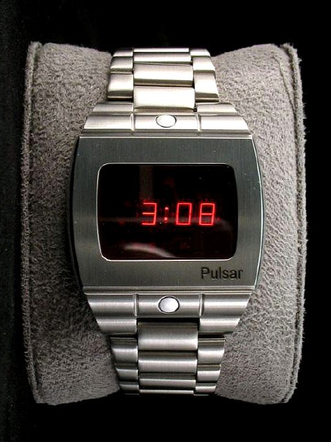 Pulsar touch command sport 3502-2 LED - wristwatch - 1977