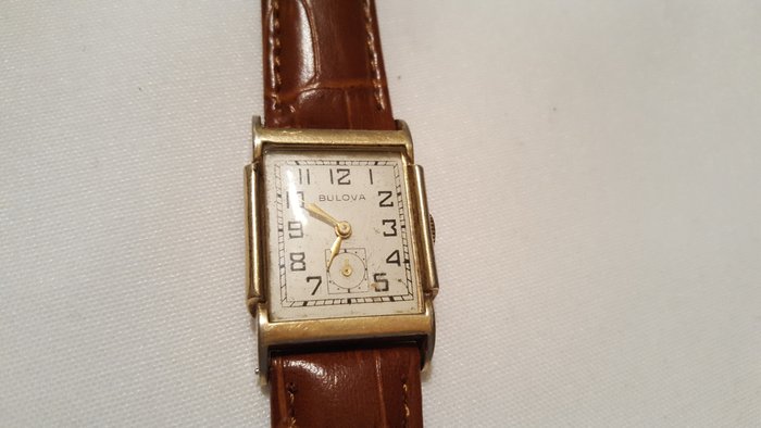  Bulova vierkant horloge, 1930-1939