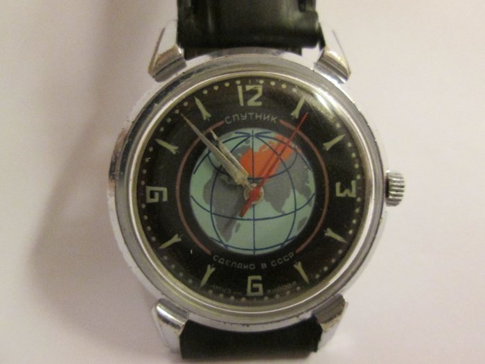 Kirovskie Sputnik, very rare Russian watch from 1958