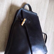 Longchamp - Vintage roseau backpack, trapeze-shaped - Catawiki