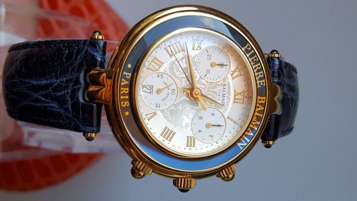 PIERRE BALMAIN PARIS montre chronographe pour homme avec date.