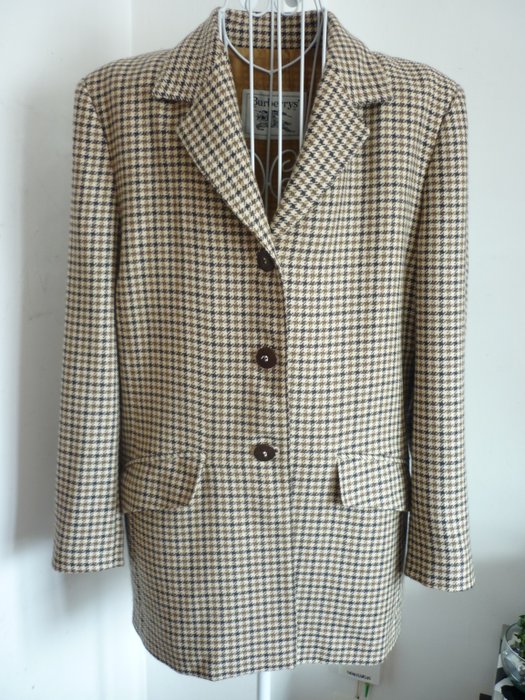 burberry tweed jacket