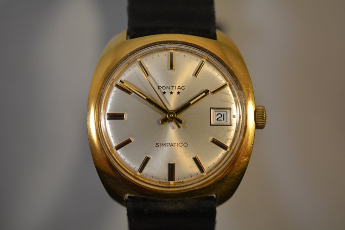Pontiac Simpatico vintage men's watch from 1960,s in excellent condition