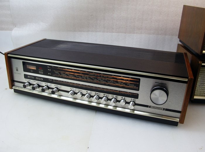 Gruntig RTV 350 design am/fm stereo tuner - 1968 - Germany - Catawiki