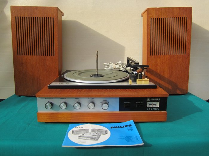 Philips  automatische Stereo platenspeler jaren 60/70