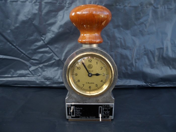 Stempel-Uhr – Erfu – um 1960