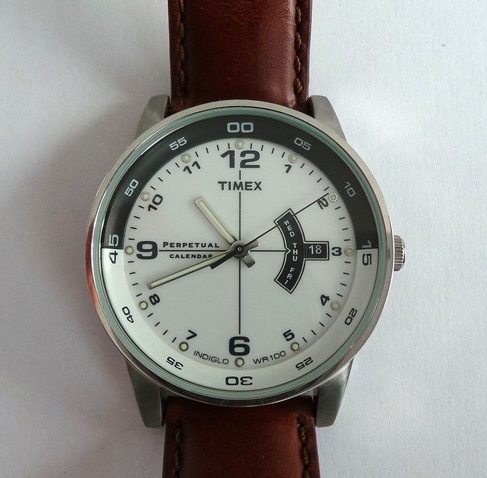 TIMEX Perpetual Kalender - Herren Armbanduhr