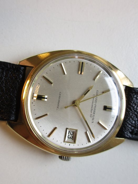 Girard Perregaux chronometer HF Gyromatic - gentlemen's wrist watch ...