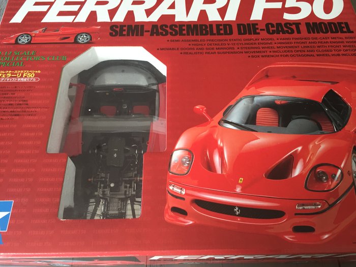 Tamiya - Scale 1/12 - Ferrari F50, Semi-Assembled Die-cast - Catawiki