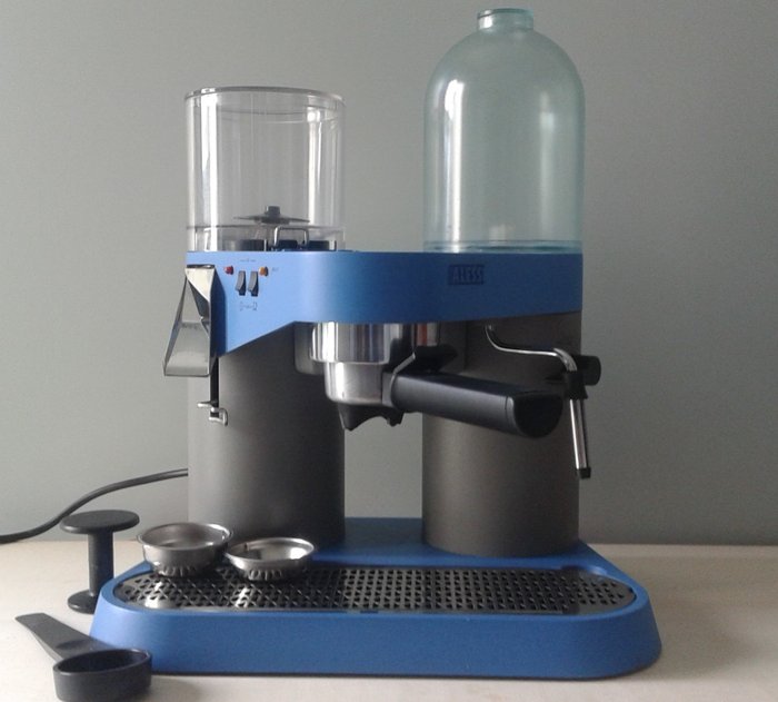 Richard Sapper voor Alessi - Espressomachine Coban RS04 met koffiemolen