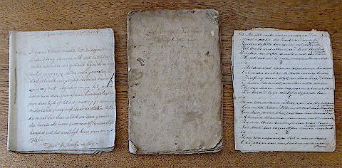 Manuscript; Lot with three 19th-century school notebooks - 1840 - Catawiki