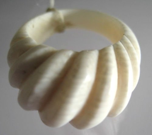 Handmade ivory ring