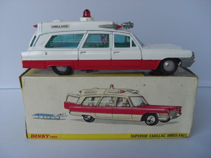 Dinky Toys 267 Cadillac Superior Ambulance Instruction Leaflet and Poster Sign 