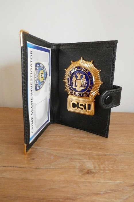City of New York police badge "detective C.S.I