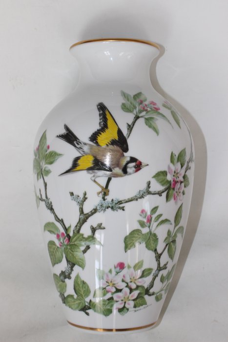 Franklin Mint - Die Waldlandvogel Vase 