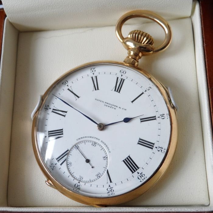 Patek Philippe & CiE, Geneva. Relógio de bolso suíço de homem. Por volta de 1890 a 1900.
