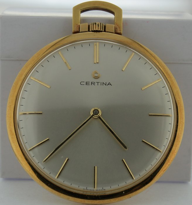 Certina - orologio da taschino in oro 