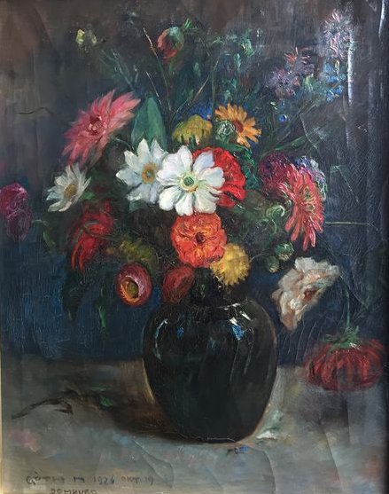Moricz 'Maurice' Góth (1873-1944) - Still Life with Flowers