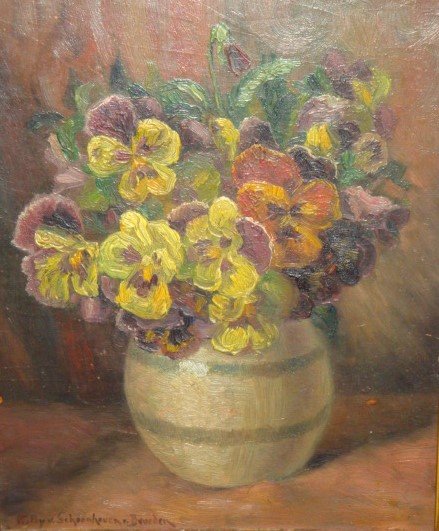 Willy van Schoonhoven van Beurden (1883-1963) - Flower still life
