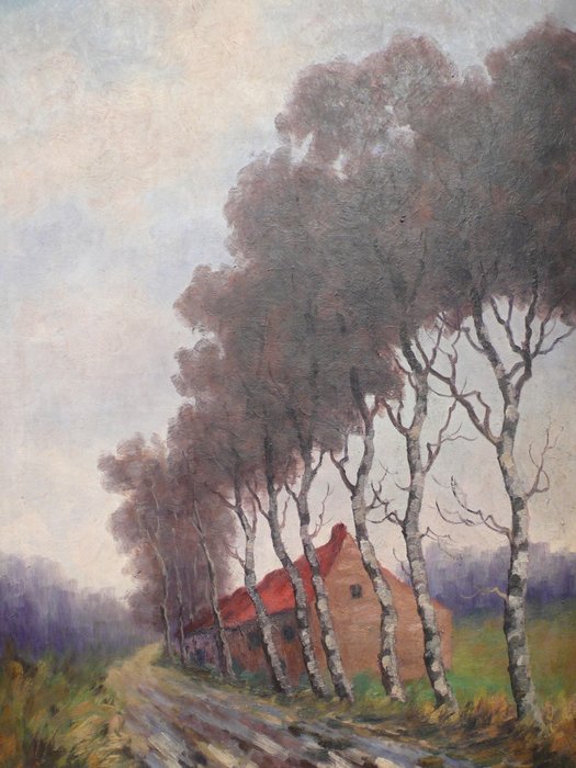 Joseph Vanmaekelberghe (1880-1937) - Chemin des Bouleaux