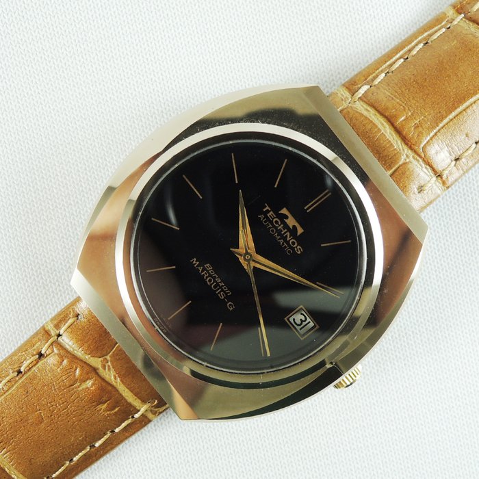 TECHNOS BORAZON MARQUIS-G Date – men’s wristwatch – 1980s - Catawiki
