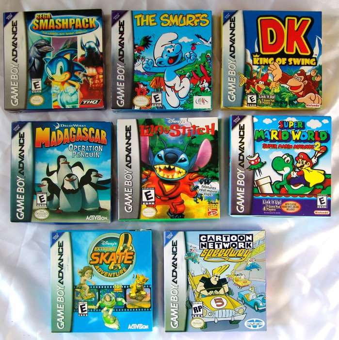 Games are suitable for Game Boy Advance . 