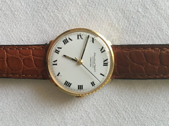 IWC Cartier Men's Wristwatch, 60s VERY 