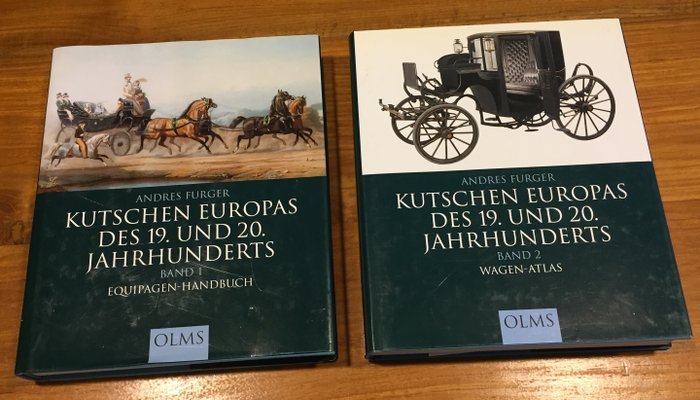 NEU Andres Furger: Kutschen Europas des 19 & 20 Jahrhunderts Olms-Verlag 