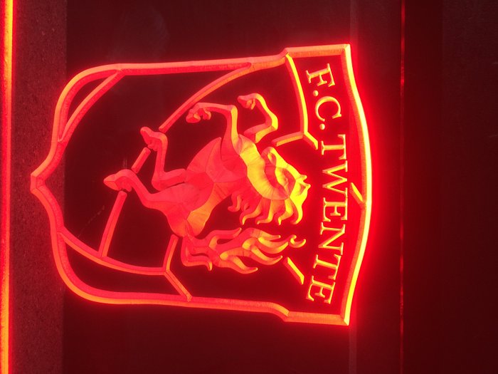 FC TWENTE - logo neon light.